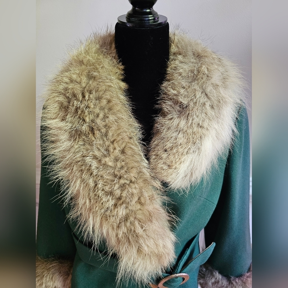 Vintage 1970s GORGEOUS Shagmoor Strawbridge & Clothier Coat - Picture 4 of 16